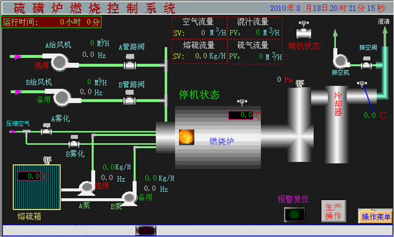 系统操作界面